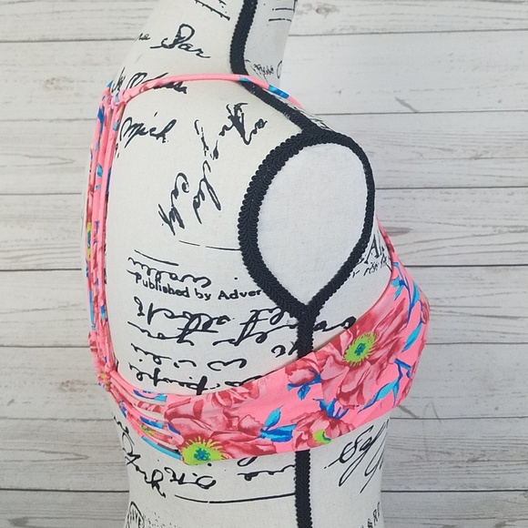 Tori Praver Swimwear Bright Mango Strappy Swim Top - Picture 3 of 6